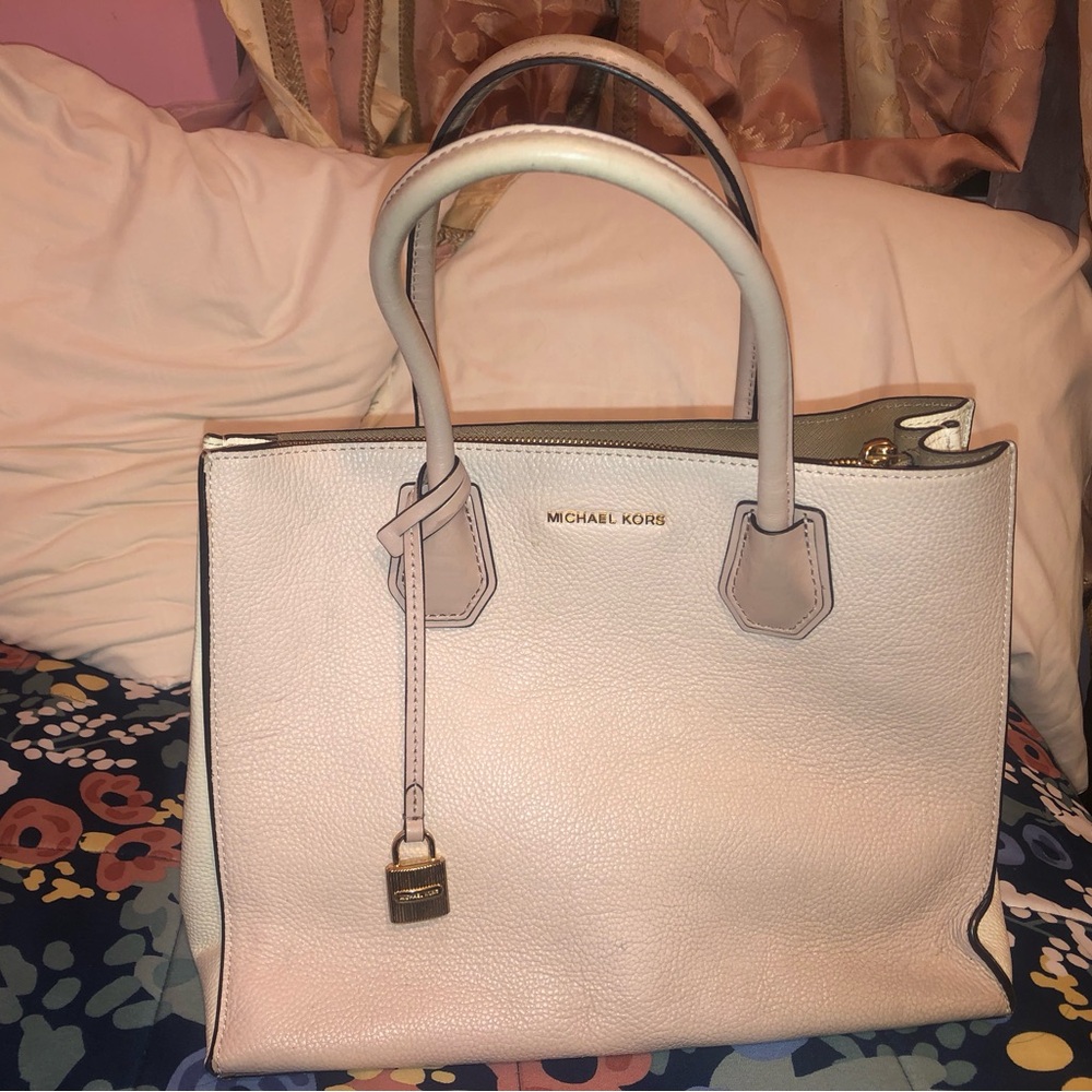 Michael Kors pink and white Bag